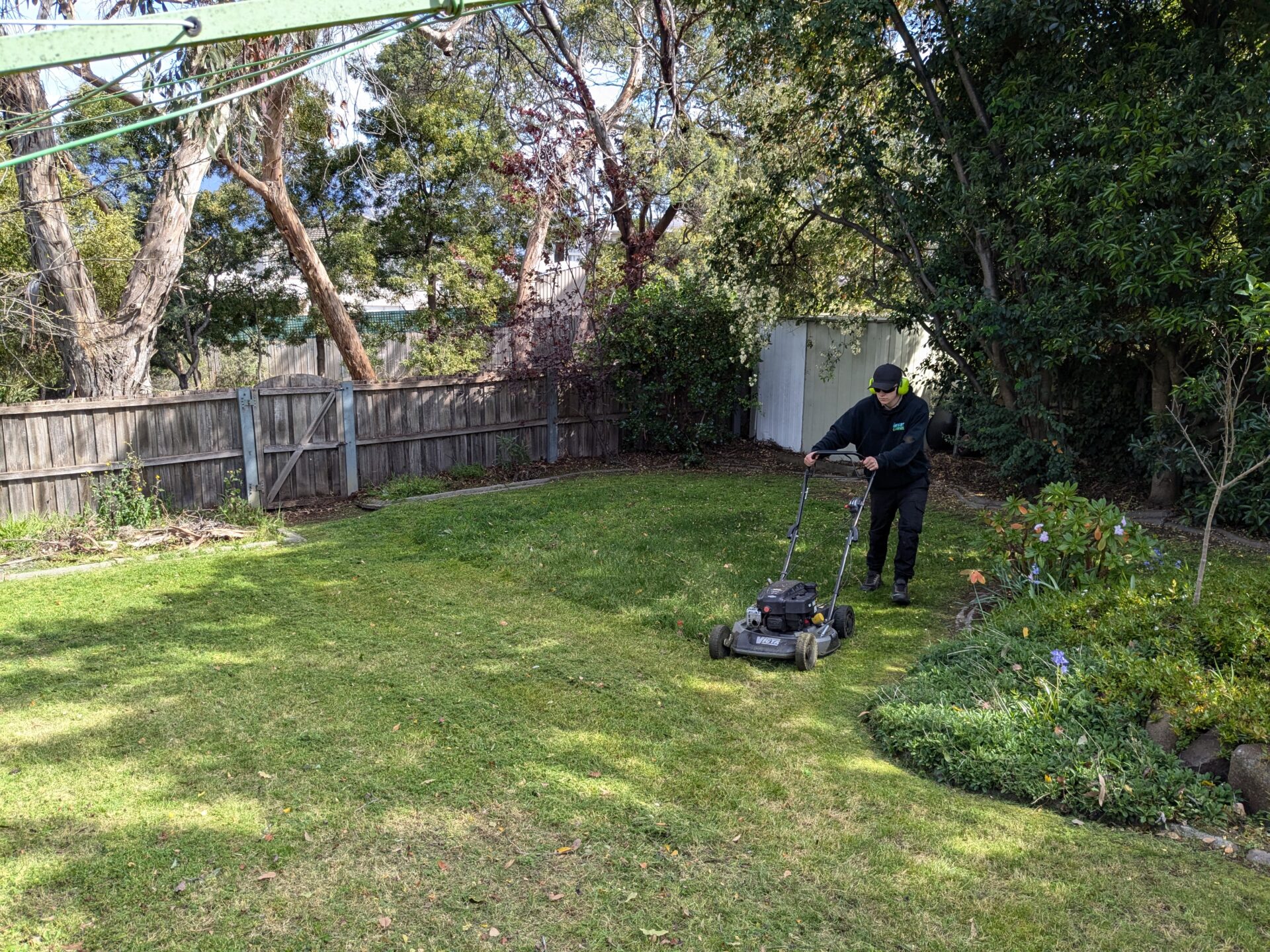 Pristine and well kept green lawn 