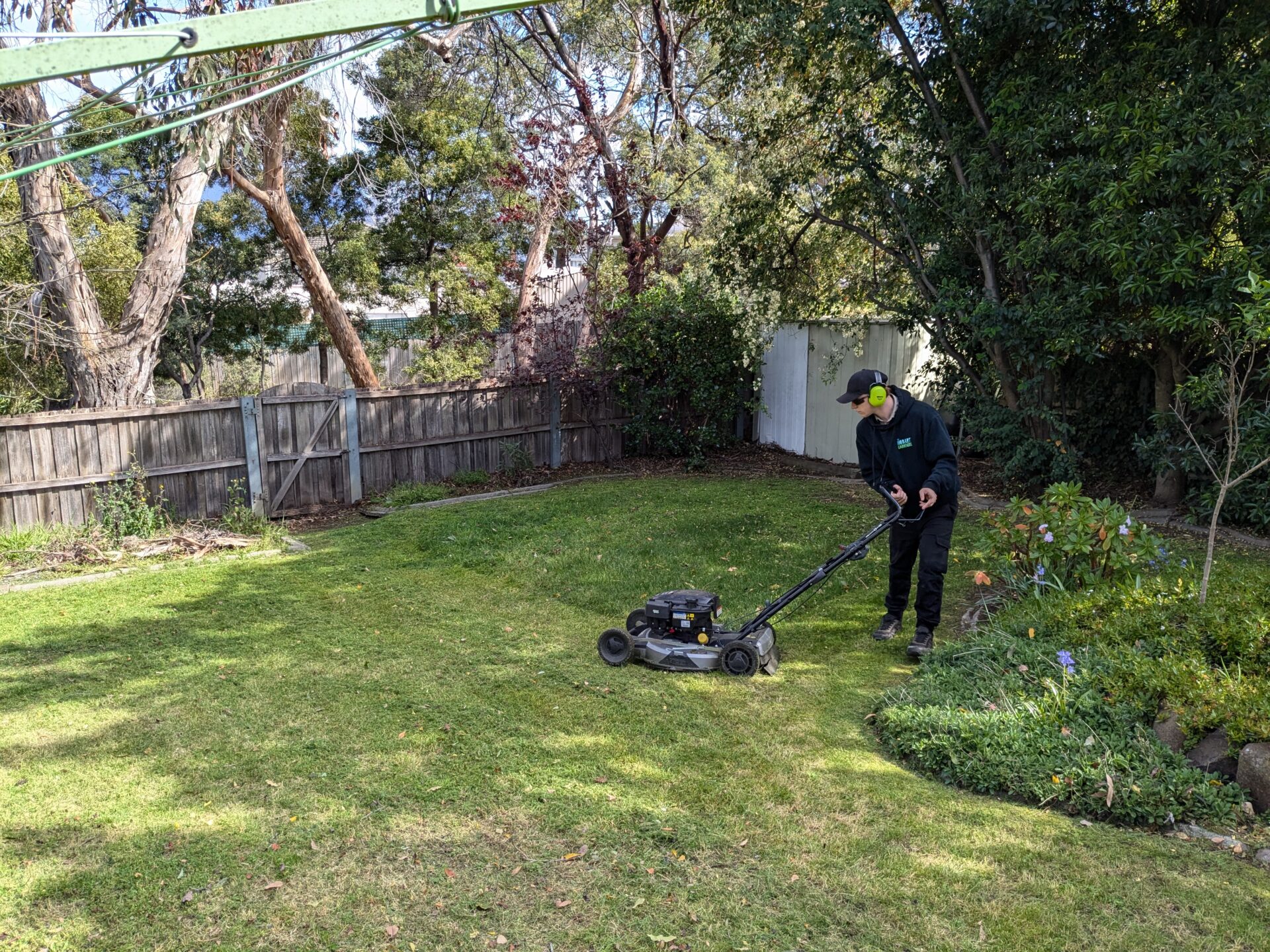 Pristine and well kept green lawn 